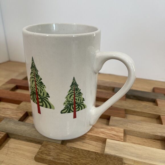 Starbucks Christmas Tree Mug 4-1/4" Tall 10 oz. 2011 Coffeecore Kluttercore - Picture 8 of 9